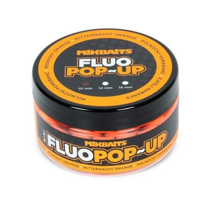 Mikbaits Mini Plávajúce fluo boilie 10mm 100ml