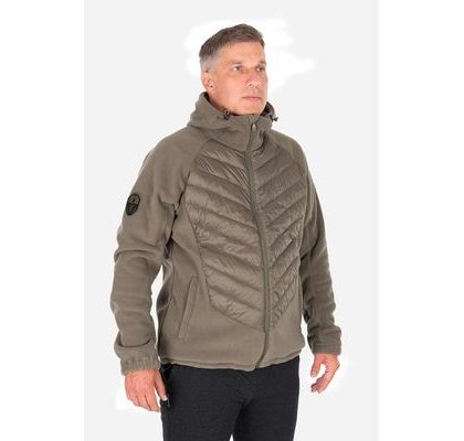 Fox Bunda Collection Sherpa Jacket Black & Orange