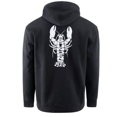 Grundéns Mikina Eat Your Words DWR HD Hoodie Black Lobster Graphic