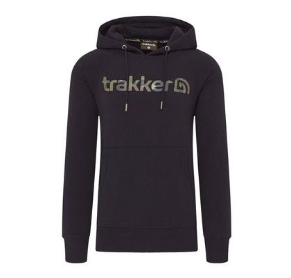 Trakker Mikina CR Logo Hoody Black Camo