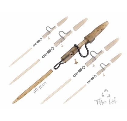 Zfish Závěsky Heavy Duty Clip Complete Pin Set 40mm