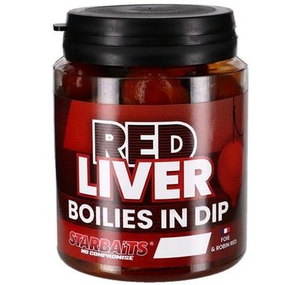 Starbaits Boilies v dipe Red Liver 150g