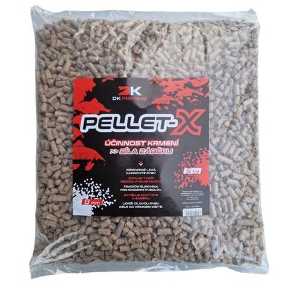 DK Fishing Pelety z mláta Pellet-X 8mm 5kg