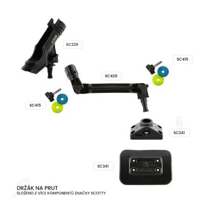 Scotty Držák na prut