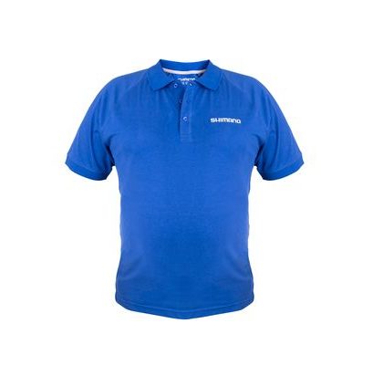 Shimano Polokošeľa Wear Short Sleeve Polo Blue