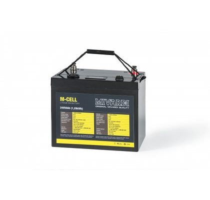 Mivardi Lítiová batéria M-CELL 24V 50Ah + 10A nabíjačka