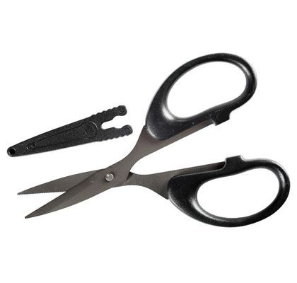 Giants Fishing Nůžky černé Scissors with Safety Cap