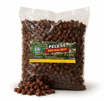 Chyť a pusť Pelety RED Halibut 5kg