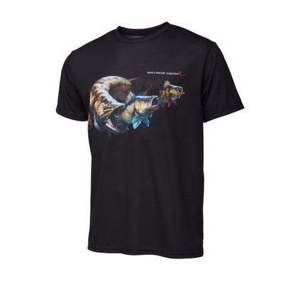 Savage Gear Tričko Cannibal Tee Čierne