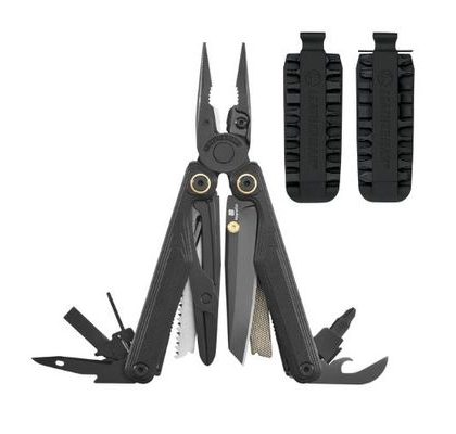 Leatherman Multitool Wave Alpha Bundle - Obsidian + Bitkit black