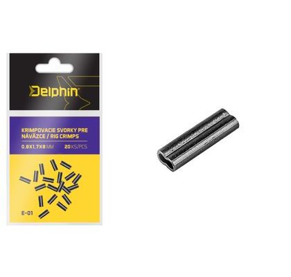Delphin Krimpovacie svorky na nadväzce 20ks