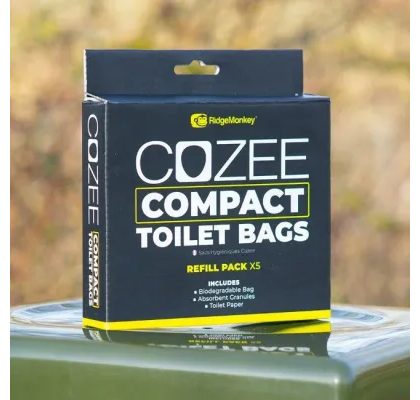 RidgeMonkey Náhradné vrecká do toalety CoZee Compact Toilet Bags Refill Pack 5ks
