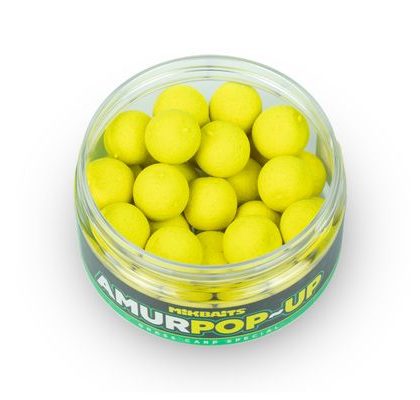 Mikbaits Mini Plávajúce fluo boilie 10mm 100ml
