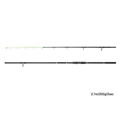 Delphin Prút Opium BlacxCarp 3G TechnoCork 12ft 360cm 3,25lbs 2diel