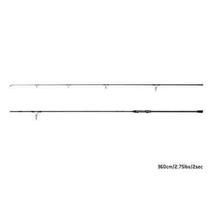 Delphin Prút Opium BlacxCarp 3G TechnoCork 12ft 360cm 3,25lbs 2diel