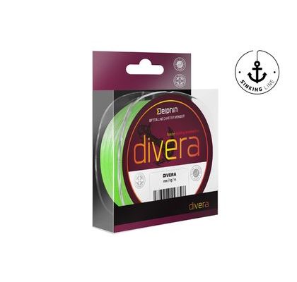 Delphin Šnúra Divera Feeder fluo zelená