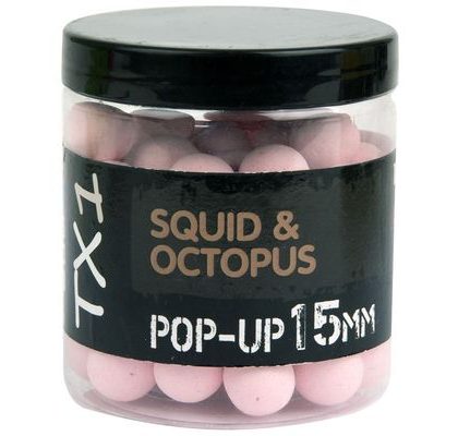 Shimano Boilies TX1 Pop Up Squid & Octopus Washed Out Pink