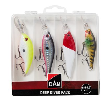 DAM Sada wobleru Deep Diver Pack Box 6.5-7.5cm
