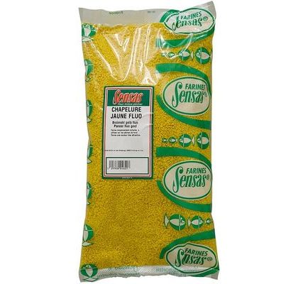 Sensas Prísada do krmiva Chapelure Fluo Jaune (žltá anglická vločka) 700g