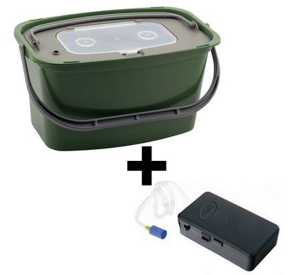 Giants fishing Nádoba na živé návnady 7 litrov + vzduchovaní zadarmo!!!