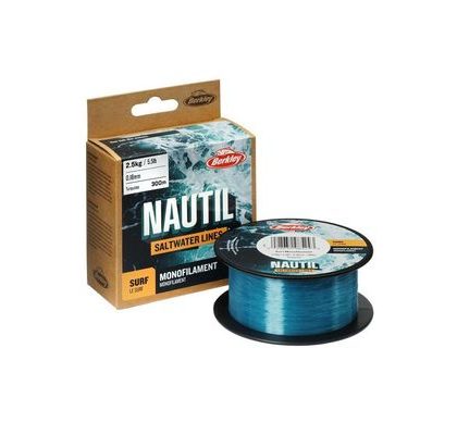 Berkley Vlasec Nautil Surf Monofilament Tyrkysový 300m