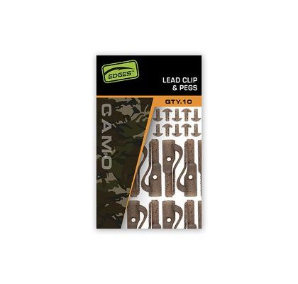 Fox Závěsky Edges Camo Lead Clip + Pegs 10ks