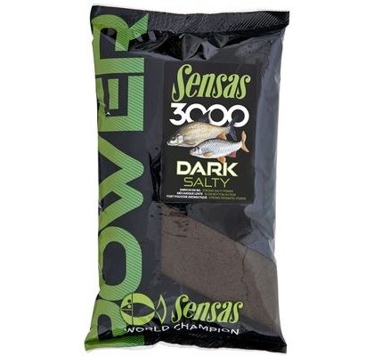 Sensas Krmítková směs 3000 Power Dark Salty 1kg