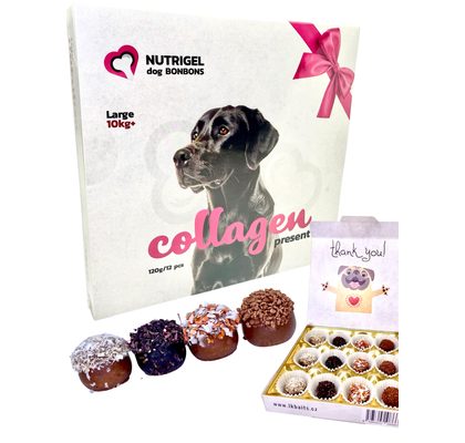 LK Baits Pet Kolagenová bonboinéra Nutrigel Collagen Bonbons pro větší psy 130g