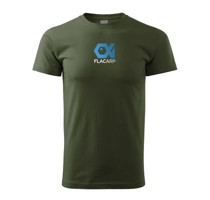 Flacarp Triko military s barevným potiskem
