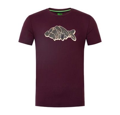 Korda Triko Outline Tee Burgundy