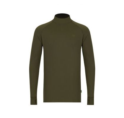 Korda Termoprádlo Mock Neck Thermal LS Shirt Tmavo Olivová