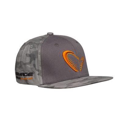 Savage Gear Kšiltovka Flex Fit Camo Cap Camo/Grey