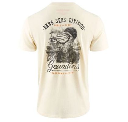 Grundéns Triko Dark Seas X Grundens Portsmith SS T-Shirt Natural
