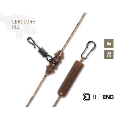 Nash Montáž Ready Tied Unleaded Solid Bag Leader 40lb 35cm 3ks