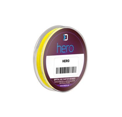 Delphin Šnúra Hero 8 fluo žltá