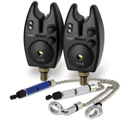 NGT 2x Hlásič Bite Alarm VX2 + 2x Reťazkový Swinger + 2x batérie ZADARMO!!!