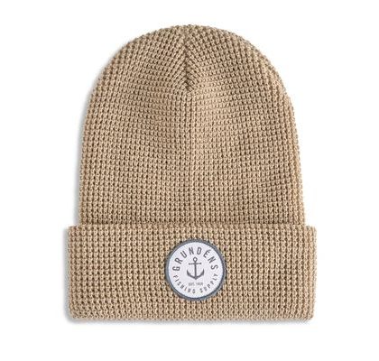 Grundéns Čiapka Anchor Waffle Beanie Clay O/S
