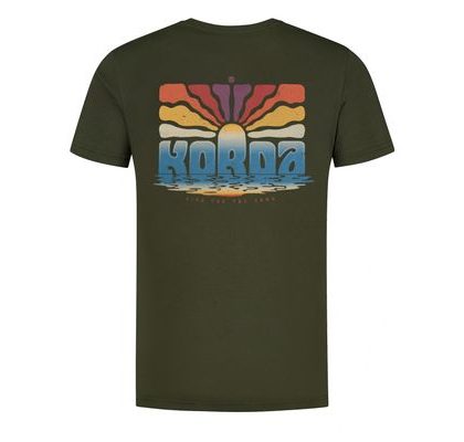 Korda Tričko Dawn Vibes Tee Dark Olive