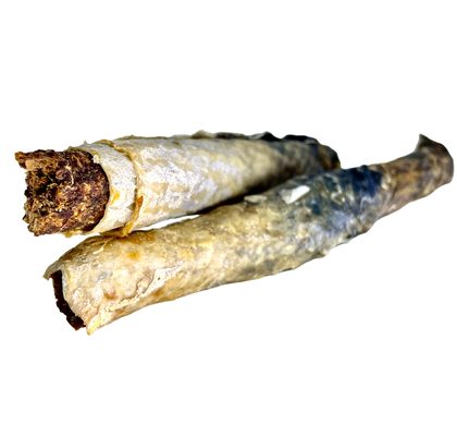 LK Baits Pet Luxusní rybí rolky z kůže lososa a kůže tresky 2ks