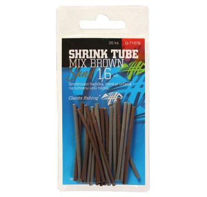 Giants Fishing Zmršťovacia hadička mix farieb Shrink Tube Brown-Sand 20ks