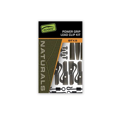 Fox Závěsky Edges Naturals Power Grip Lead Clip Kit 5ks