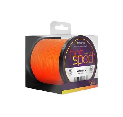 Delphin Šnúra HotSPOD 4 oranžová 0,14mm 300m