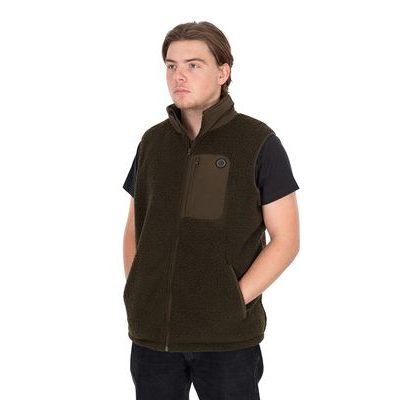 Fox Vesta Olive Sherpa Hybrid Gilet