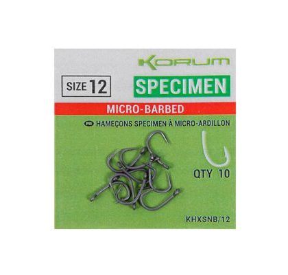Korum Háčky Xpert Specimen Hooks 10ks