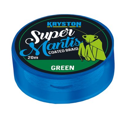 Kryston Potahovaná šňůrka Super Mantis Green 35lb 20m