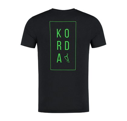 Korda Triko Kore V Neck Tee Black