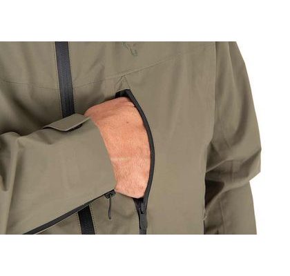 Fox Bunda Collection Sherpa Jacket Black & Orange