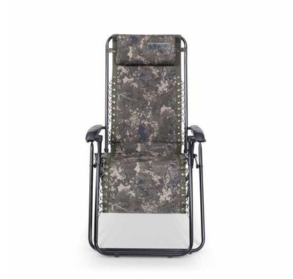 Trakker Křeslo komfortní s područkami Levelite Camo Longback Chair