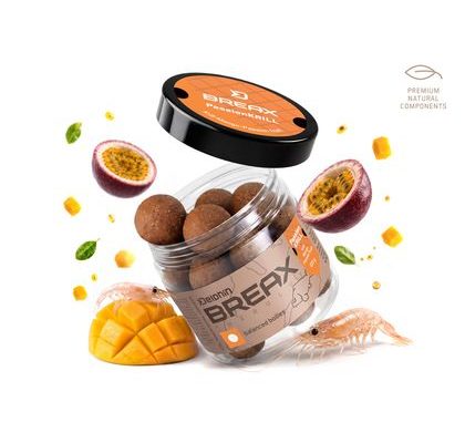 Delphin Vyvážené boilies BreaX/PassionKRILL Krill-Mango 100g