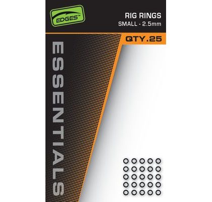 Fox Krúžky Edges Essentials Rig Rings 25 ks